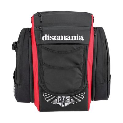 Discmania JetPack GRIPeq BX3 Nylon Backpack, Red/Black