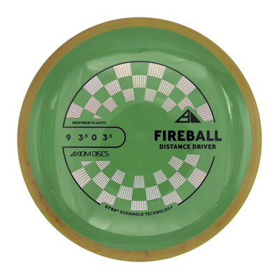 Axiom Fireball Neutron Fairway Driver, Green/Yellow, 171g