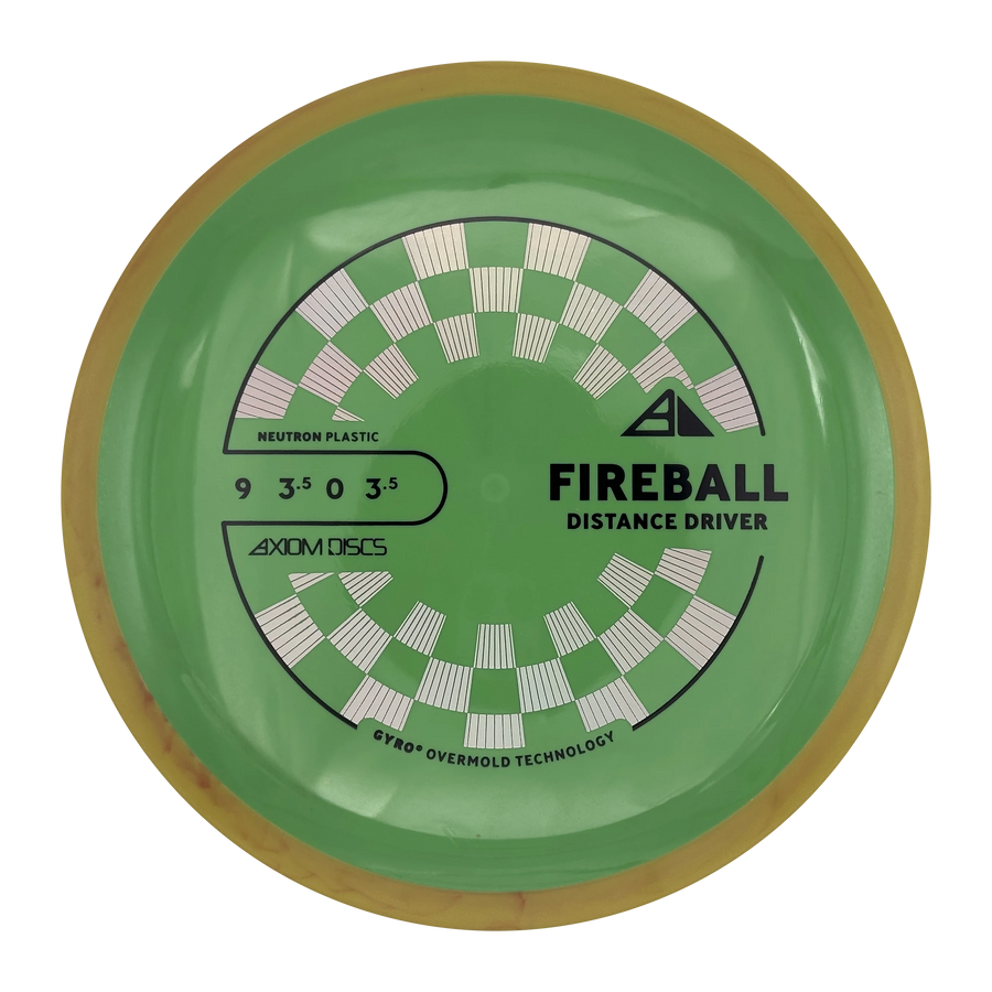Axiom Fireball Neutron Fairway Driver, Green/Yellow, 171g
