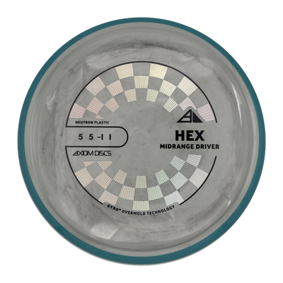 Axiom Hex Neutron Midrange, Gray/Blue, 172g