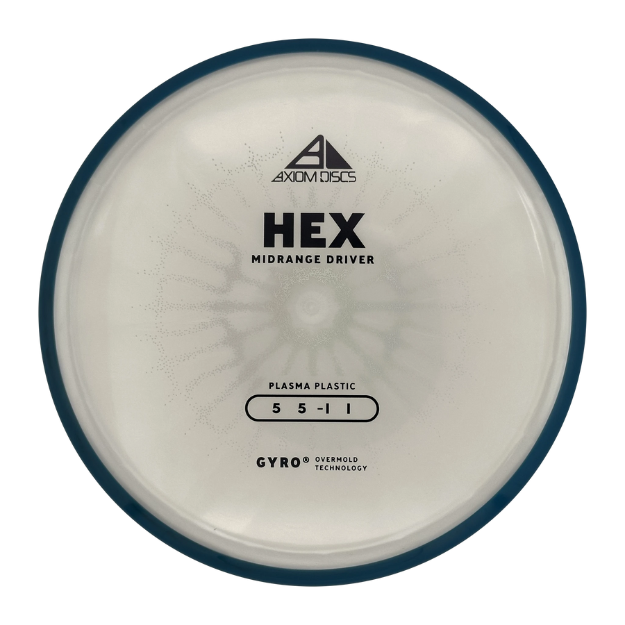 Axiom Hex Plasma Midrange, Silver/Blue, 173g