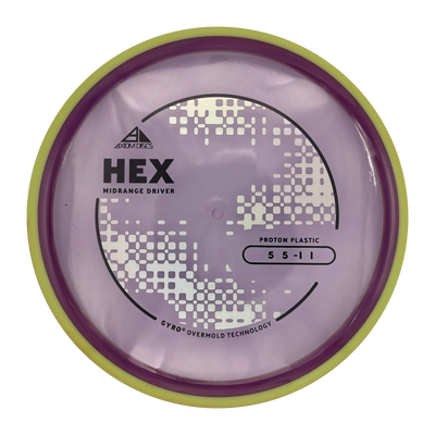 Axiom Hex Proton Midrange, Purple/Yellow, 170g