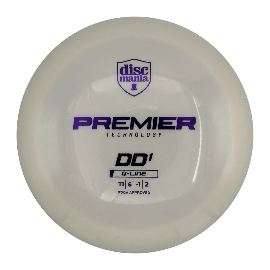 Discmania DD1 Q-Line Distance Driver, White, 171g