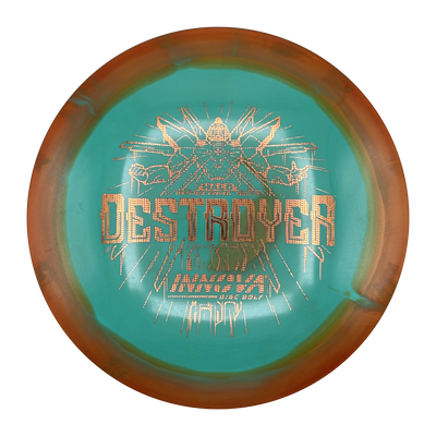 Innova Destroyer Halo Star Distance Driver, Turquoise/Copper, 170g