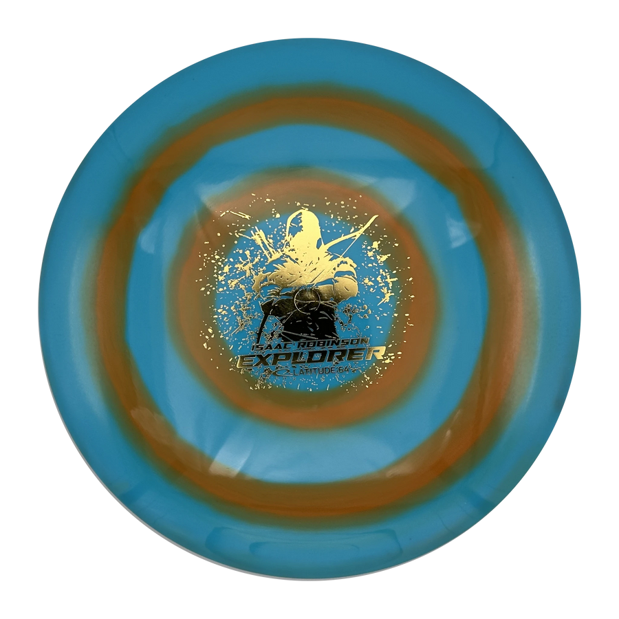 Latitude 64 Explorer Gold Bullseye Fairway Driver, Blue/Gold, 175g