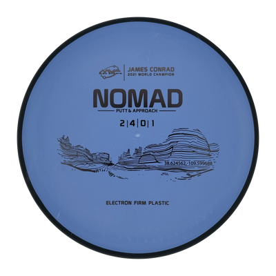 MVP Nomad Electron Firm Putter, Blue/Black, 175g