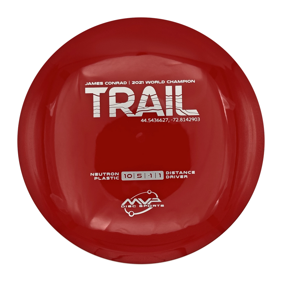 MVP Trail Neutron Distance Driver, Red/White, 172g